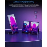 Arzopa Monitor 16,1" Switch-Z1FC Silver Gray 144Hz Portable Gaming (bez zaštitne navlake), 92172110 | shoptok.hr
