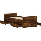  Kreveta s uzglavljem i podnožjem boja hrasta 75 x 190 cm | shoptok.hr