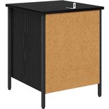  Nočna omarica 2 pcs Črni hrast 40 x 42 x 50 cm Konstruiran les | Shoptok.si