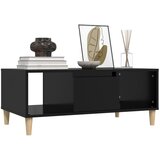  Stolić za kavu crni 90 x 50 x 36,5 cm od konstruiranog drva | shoptok.hr