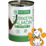 Nature's Protection kitten turkey&salmon 400g,Vlažna hrana za mačiće do 1 godine | ePonuda.com