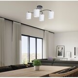  Luster na štapu ESNYR 4xE27/40W/230V crna/bela | Eponuda.com