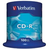 Verbatim CD-R 700 MB, 80 min, 52x, zvok (100 db) Cene