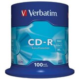 Verbatim CD-R 700 MB/80min 52x, spindle, 100/1, 43411 cijene