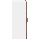 vidaXL Stenska kuhinjska omarica s polico Rjav hrast 50 x 31 x 80 cm | Shoptok.si