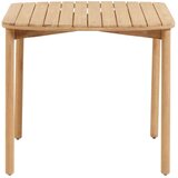 Kave Home Vrtni blagovaonski stol od drveta eukaliptusa Sheryl, 90 x 90 cm | shoptok.hr