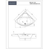 AQUAART kada relax 120 AKRILNA1200X1200X420cm | shoptok.hr