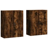  Zidni ormarići 2 kom boja dimljenog hrasta 69,5 x 34 x 90 cm | shoptok.hr
