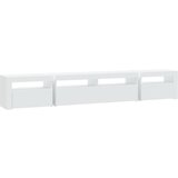 TV ormarić s LED svjetlima bijeli 240x35x40 cm | Eponuda.ba