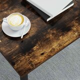  Kava Stol Dimni hrast 100 x 100 x 45 cm Konstruirano drvo | shoptok.hr
