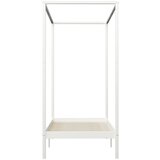  Za krevet s baldahinom od borovine bijeli 100 x 200 cm | shoptok.hr