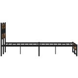 Metalni okvir kreveta bez madraca boja hrasta 150 x 200 cm | shoptok.hr