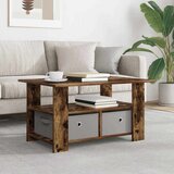  Klubska miza Dimljeni oreh 77 x 55 x 42 cm Konstruiran les, (5000295480) | Shoptok.si
