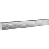  Povišeni vrtni krevet Srebrna 480 x 40 x 55 cm cinkani | shoptok.hr