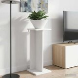 Stalak za biljke 2 pcs Bijeli 25 x 25 5 x 60 5 cm | shoptok.hr