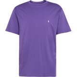 Volcom Majica 'STONE BLANKS' temno liila / bela | Shoptok.si