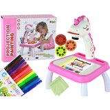 Unicorn Projector Painting Table Blackboard Pink | shoptok.hr