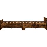  Kreveta s uzglavljem i podnožjem boja hrasta 140x190 cm | shoptok.hr