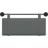  Držeće uzglavlje Zidne Tamno siva 110 x 55 x 5 cm tkanina - Tamno siva 100 cm bez LED svjetla | shoptok.hr
