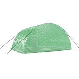  Staklenik s čeličnim okvirom zeleni 24 m² 6x4x2,85 m | shoptok.hr