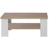 Modern Living Klubska Miza Elara, Bela, Barva Hrasta | Shoptok.si