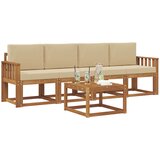  Set vanjskih sofa 5 kom. Prirodna i bež | shoptok.hr