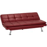 MID.YOU ZOFA S POSTELJNO FUNKCIJO, rdeča tekstil | Shoptok.si
