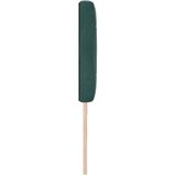 vidaXL vzglavje z kristalnimi gumbi, temno zeleno, 180 cm, žamet, (22008525) | Shoptok.si