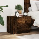  Zidni noćni ormarić boja dimljenog hrasta 45 x 30 x 35 cm | Eponuda.com
