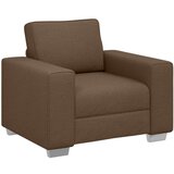  Set od 3 dijela sofe s jastucima u smeđoj tkanini | shoptok.hr