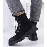 Gemre Cesterfield black eco-suede ankle boots | shoptok.hr