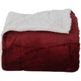  Odeja Bordeaux rdeča 240 x 270 cm Flis, (5000288042) | Shoptok.si
