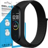 Beline trak za mi band 7/6/5/4/3 nylon loop black black band, (21973717) Cene