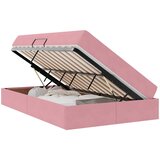 vidaXL Krevet s madracem i skladištem Ružičasta 120 x 200 cm Baršun - Ružičasta 120 x 200 cm | shoptok.hr
