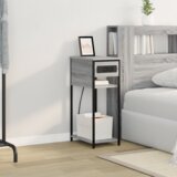 vidaXL Noćni ormar Sivi hrast sonoma 28.1 x 40.9 x 75 cm | shoptok.hr