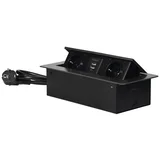 produžni kabel sa 2 x Schuko utičnice + 2 x USB, ugradbena - OR-AE-13126(GS)/GR