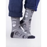 Yoclub Man's Cotton Socks Patterns Colors SKA-0054F-H700 Cene