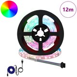  LED traka 12 pcs Crna i prozirna 1000 mm Bakar i plastika | shoptok.hr