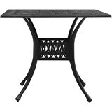 vidaXL 5-dijelni bistro set od lijevanog aluminija crni | shoptok.hr