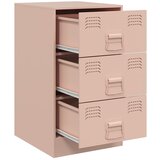  Noćni ormarići 2 kom ružičasti 34,5 x 39 x 62 cm čelični | shoptok.hr