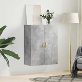  Zidni ormarić siva boja betona 69,5 x 34 x 90 cm | Eponuda.com