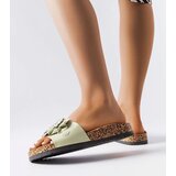Gemre Green flip-flops on a cork sole Roy | shoptok.hr