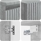  Set namještaja za kupaonicu 2 kom. Betonska siva 33 x 34,5 x 100 cm | shoptok.hr