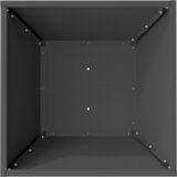 Metalna sadilica Crna Metal 40 x 40 x 15 cm Izdržljiva | shoptok.hr