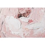  Naslikana slika na platnu CVETJE V VAZI 1-delna 70x70 cm CWF1946HE1 | Shoptok.si