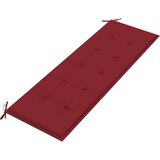  Složiva vrtna klupa s jastukom 159 cm od masovne tikovine | shoptok.hr