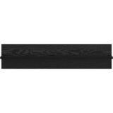  Polica na zidu s policom 2 pcs Crni hrast 80 x 11,5 x 18 cm | shoptok.hr