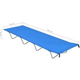  Kamp postelja 180x60x19 cm oksford blago in jeklo mod | Shoptok.si