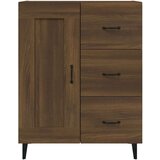  Komoda boja smeđeg hrasta 69 5 x 34 x 90 cm konstruirano drvo | shoptok.hr