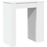  Barski stol s držačima bijeli 95x47x103 5 cm drveni | shoptok.hr